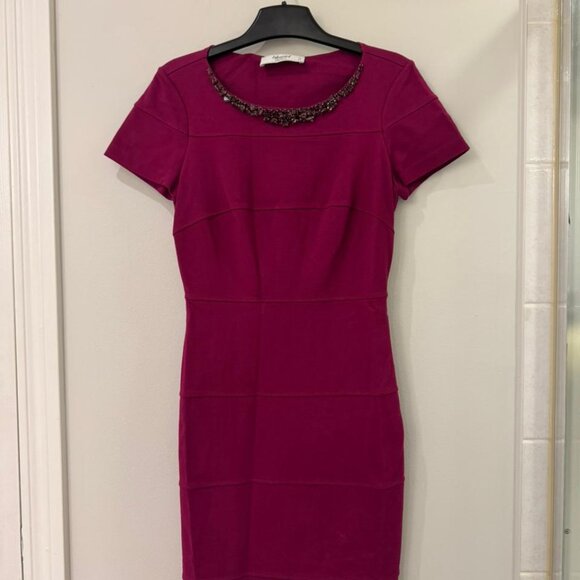Vibrant magenta bodycon dress, italian brand BLUEGIRL, barely worn - Picture 7 of 7